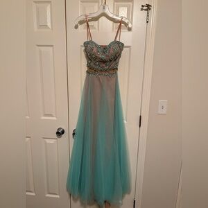 Terani Couture Glamour Gown with Beaded Details